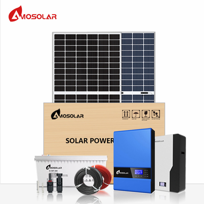 Sistema Solar Amosolar de 5kw 48v Off Grid com Wifi e carregador Mppt 13KG