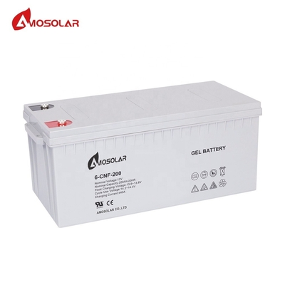 3000 Vida útil da bateria solar Amosolar GEL 12V 100Ah Citação para eletrônicos de consumo
