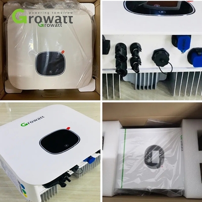 375/350/160mm Growatt 5kw 8kw 10kw Inverter com OLED LCD Display 3 Fase MOD 10KTL3-X Ongrid Inverter híbrido