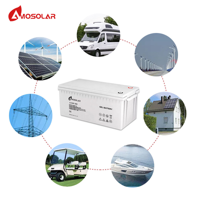 250ah 12v Bateria de chumbo-ácido selada de longa duração e confiável para o sistema de energia solar