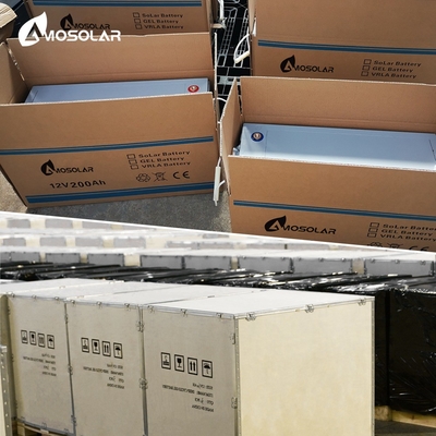 250ah 12v Bateria de chumbo-ácido selada de longa duração e confiável para o sistema de energia solar