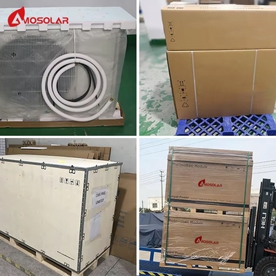 DC AC DUAL POWER 9000 BTU Amosolar Residencial Climatizador Solar com Painel Solar
