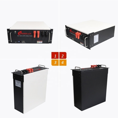 48V/51.2V Baterias de íons de lítio amosolares para armazenamento solar 100ah 200ah 10kwh 20kwh