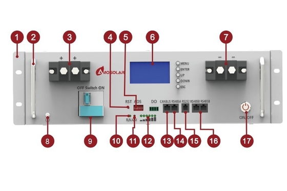 48V 200AH LiFePO4 Bateria LFP Bateria 10kwh Power Wall para Sistema Solar Off Grid