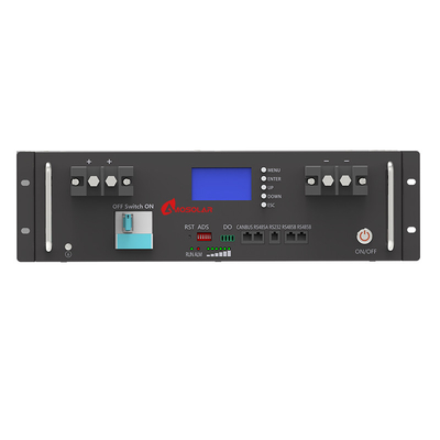Amosolar 48v 100Ah 200Ah Bateria de íons de lítio para sistema de armazenamento solar com BMS