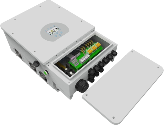 Deye 12kw 16kw Sistema de armazenamento solar híbrido de fase única com bateria de lítio de baixa tensão
