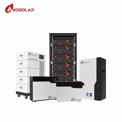 48v 100Ah 200Ah 5Kwh 10Kwh 20Kwh Bateria LiFePO4 com 6000 Deep Cycle da Amosolar