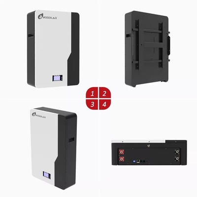 Bateria Amosolar 48V 100Ah LifePO4 Hv Bateria de íons de lítio com vida útil de ciclo longo