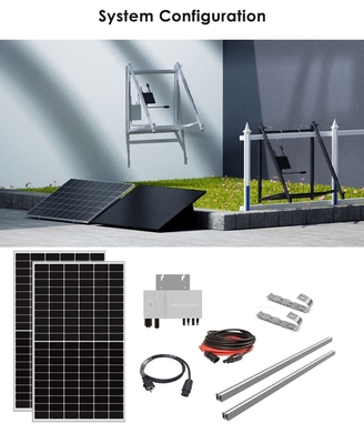Controlador MPPT Amosolar 1000W 600W 800W SolarUnit para casa em rede Balcão Kit de Sistema Solar PV