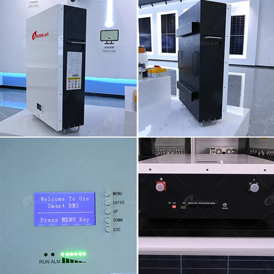 Amosolar 10kwh 5kwh 48v 100ah 200ah Bateria solar de lítio para armazenamento à temperatura ambiente