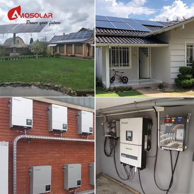 Tudo em um sistema de energia solar de 1,5 kW com painéis de silício monocristalino