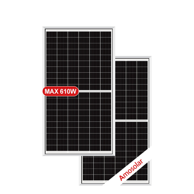 Amosolar 600w painéis solares com 210*210mm células IP68 classificado caixa de junção