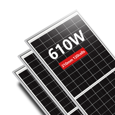 Amosolar 600w painéis solares com 210*210mm células IP68 classificado caixa de junção