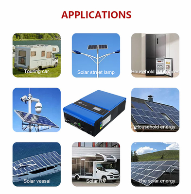 Sistema Solar Amsolar Off-Grid 3KW/5KW com inversor solar off-grid de alta frequência