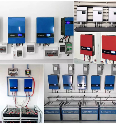 Sistema Solar Amsolar Off-Grid 3KW/5KW com inversor solar off-grid de alta frequência