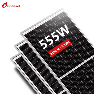 HJT 110cell 535w 540w 545w 550w 555w painel solar para energia elétrica doméstica