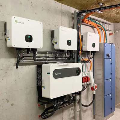 Sistema de painéis solares híbridos de 20kw On Grid Off Grid para sistemas de energia solar domésticos Growatt