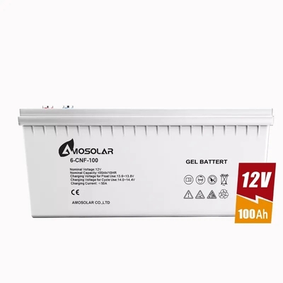 Bateria solar recarregável de ciclo profundo com 12V100AH GEL Bateria de chumbo ácido