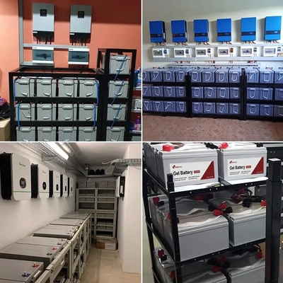 Bateria solar recarregável de ciclo profundo com 12V100AH GEL Bateria de chumbo ácido