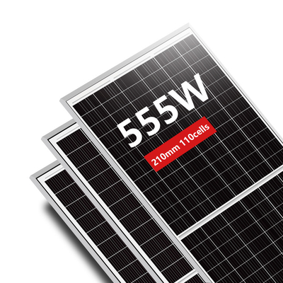 550 Watt Mono Perc PV painéis de energia de célula industrial para telhado comercial 535w a 555w