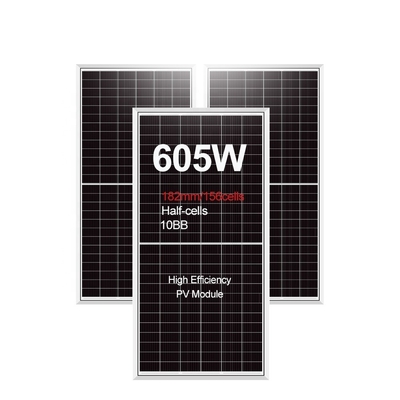 Amosolar semi-células PERC Grade A painel solar 590 Watt 595 Watt 600 Watt para encomendas OEM