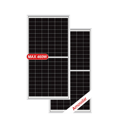Quadro de liga de alumínio anodizado Amosolar 182mm 450w 455w 460w 465w Painéis solares