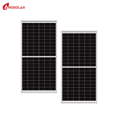 Amosolar Half Cell 525watt 530watt 535watt 540watt 545watt 550watt Painel Solar Bifacial