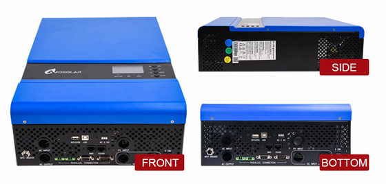 Sistema Amsolar Off Grid 3KW 5KW 8KW 10KW Inversor solar de alta frequência off-grid com 1