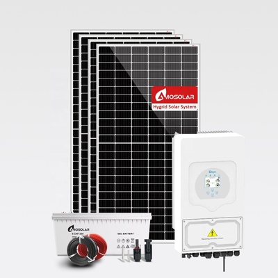 Sistema de painéis solares Home Power Hybrid Solar 5kw 6kw 8kw 10kw
