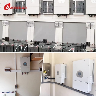 Sistema de painéis solares Home Power Hybrid Solar 5kw 6kw 8kw 10kw