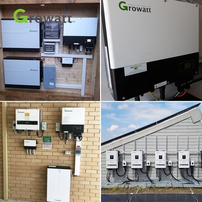 Growatt 3kw 5w 6kw 8kw 10kw 48v Inverter solar híbrido 5kva 8kva Com MPPT Tipo de saída tripla