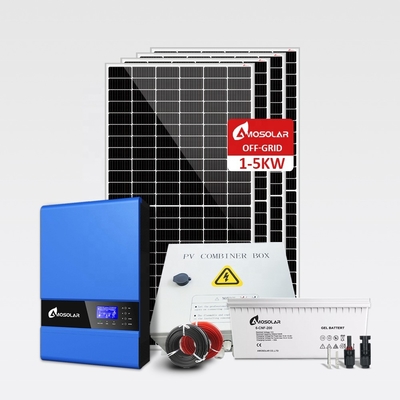 Sistema de Energia Solar Amosolar de 3 kW com estrutura de montagem personalizada e função off-grid