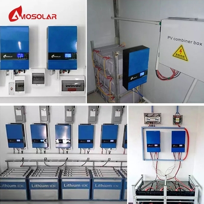 Sistema de Energia Solar Amosolar de 3 kW com estrutura de montagem personalizada e função off-grid