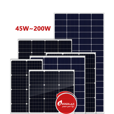 Painel Solar PERC de Meia Célula de 200 W com 11,28 Vmp e Dimensões do Painel de 1405*700*30mm