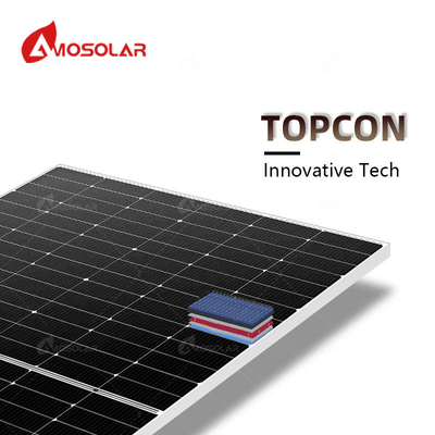 182mm 560W 570W 580W 670W 1000W 144 Painel Solar de Meia Célula para Sistema Solar Híbrido de 1 MW