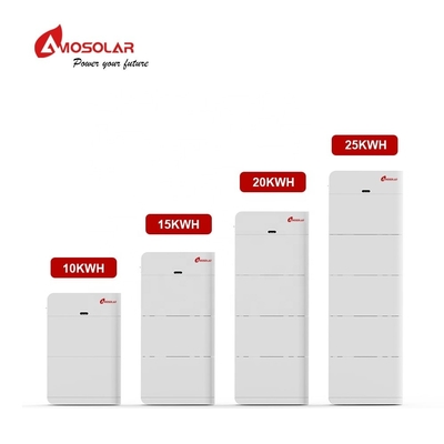 Amosolar LFP Bateria solar de lítio de alta tensão IP65 para sistema de armazenamento de energia solar doméstica ESS