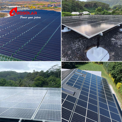 Módulo fotovoltaico solar mono tipo N de meia célula de 182 mm 570W 580W 590W com caixa de junção IP68