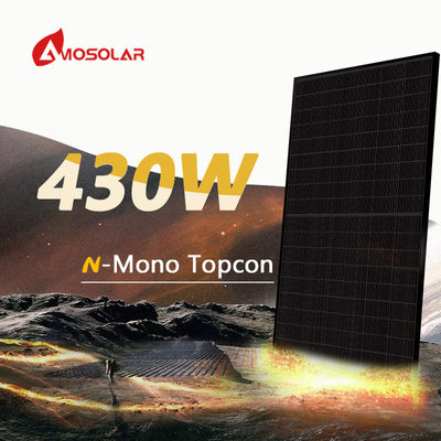 300mm / 300mm comprimento do cabo preto completo mono N tipo Topcon painéis solares 565w 580w com 144