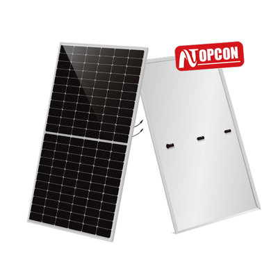 Painéis solares de tipo N de meia célula mono 550w 575W 580W 590W para telhado e caixa de junção IP68