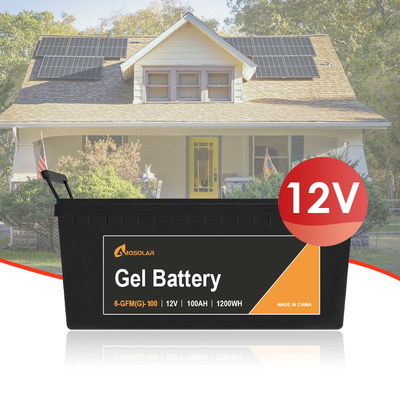 12V 48v 50Ah 100Ah 150Ah 200Ah 250Ah Bateria de gel para sistema de armazenamento solar