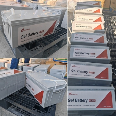 12V 48v 50Ah 100Ah 150Ah 200Ah 250Ah Bateria de gel para sistema de armazenamento solar