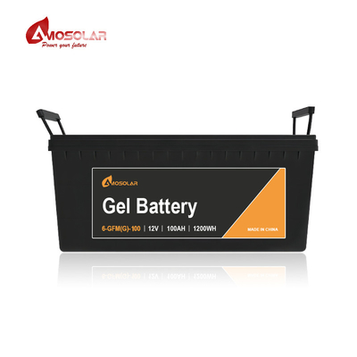 Bateria tipo chumbo-ácido 12V/24V/36V/48V Bateria tipo gel amosolar para sistema de armazenamento solar