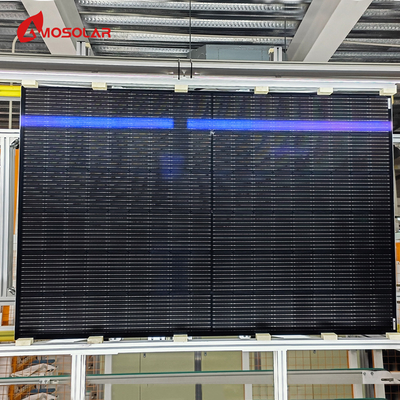 400w 410w 420w 430w Painel Solar Mono Com e N-TYPE Anodizado Alumínio Ligação Quadro