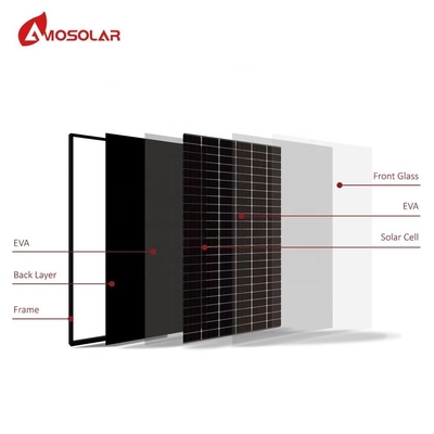 Amosolar 440W 450W 460W 1000W painel solar monocristalino com caixa de junção IP68