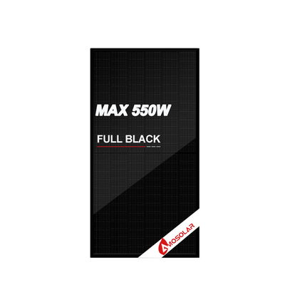 550w Painel solar preto completo HJT Painel de energia solar monocristalino 540 Watt 560w Rotterdam