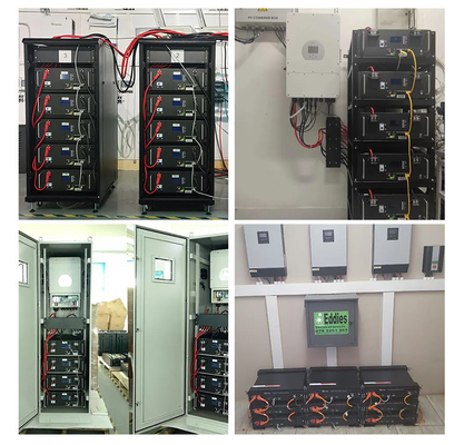 10Wh LFP Bateria 12V 24V 48V 51.2V 100Ah 200Ah para Sistema de Armazenamento de Energia Durável