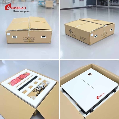 Bateria de lítio Lifepo4 Amosolar 48v 51.2v 100ah 200ah Sistema fotovoltaico off-grid