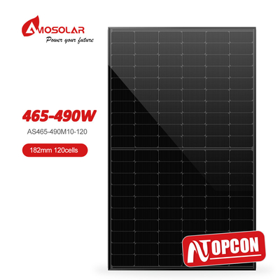 Quadro de liga de alumínio anodizado 182mmx182mm 120 Células Meia Célula Mono N