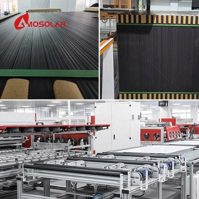 Quadro de liga de alumínio anodizado 182mmx182mm 120 Células Meia Célula Mono N