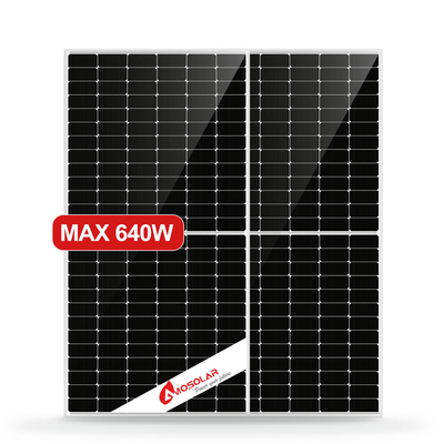 Painéis solares TOPCON monocristalinos tipo N 610W 620W 630W 640W para sistema de energia solar
